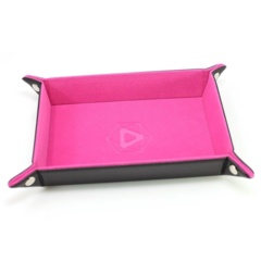 Die Hard - Table Armor Folding Dice Tray - Pink Rectangle